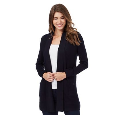 The Collection Navy longline cardigan